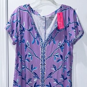 Lilly Pulitzer Sophiletta Shift Dress Purple Iris Slathouse Jungle New XXL